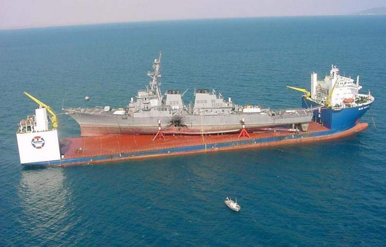 This is the massive ship that will take the damaged USS John S. McCain back to Japan Featured