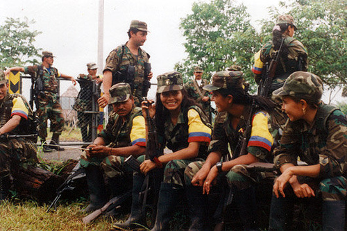 Female FARC soldiers 