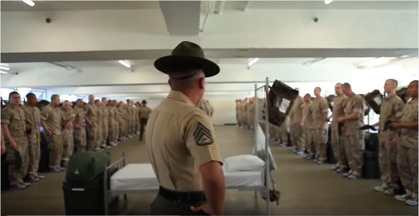 Watch As New U.S. Marine Corps Recruits Meet Their Newly Assigned Drill Instructors During Black Friday Featured