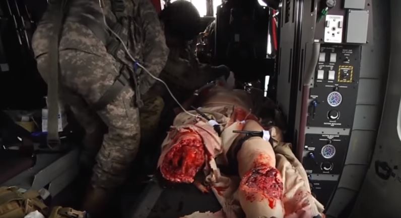 Watch The Disturbingly Realistic Robot Military Medics Use to Hone Their Skills Featured