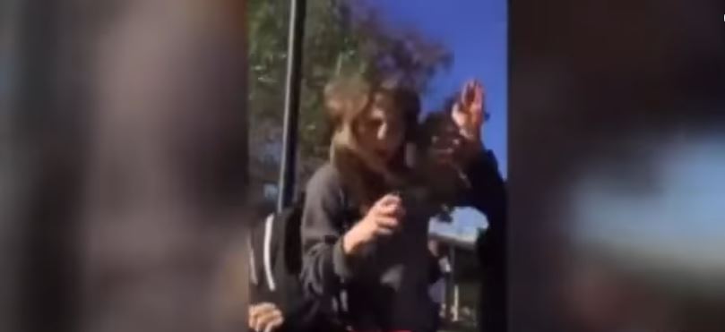 (VIDEO) High school girl viciously attacked for supporting trump Featured