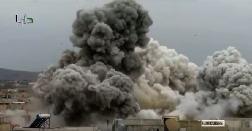 High Definition Collection Of Airstrikes And Barrel Bombs Dropped By The Syrian Air Force Delivering Death From Above Featured