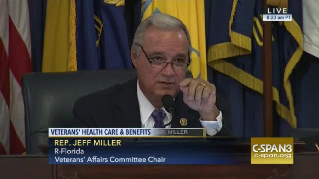 Rep. Jeff Miller During the meeting on Wednesday