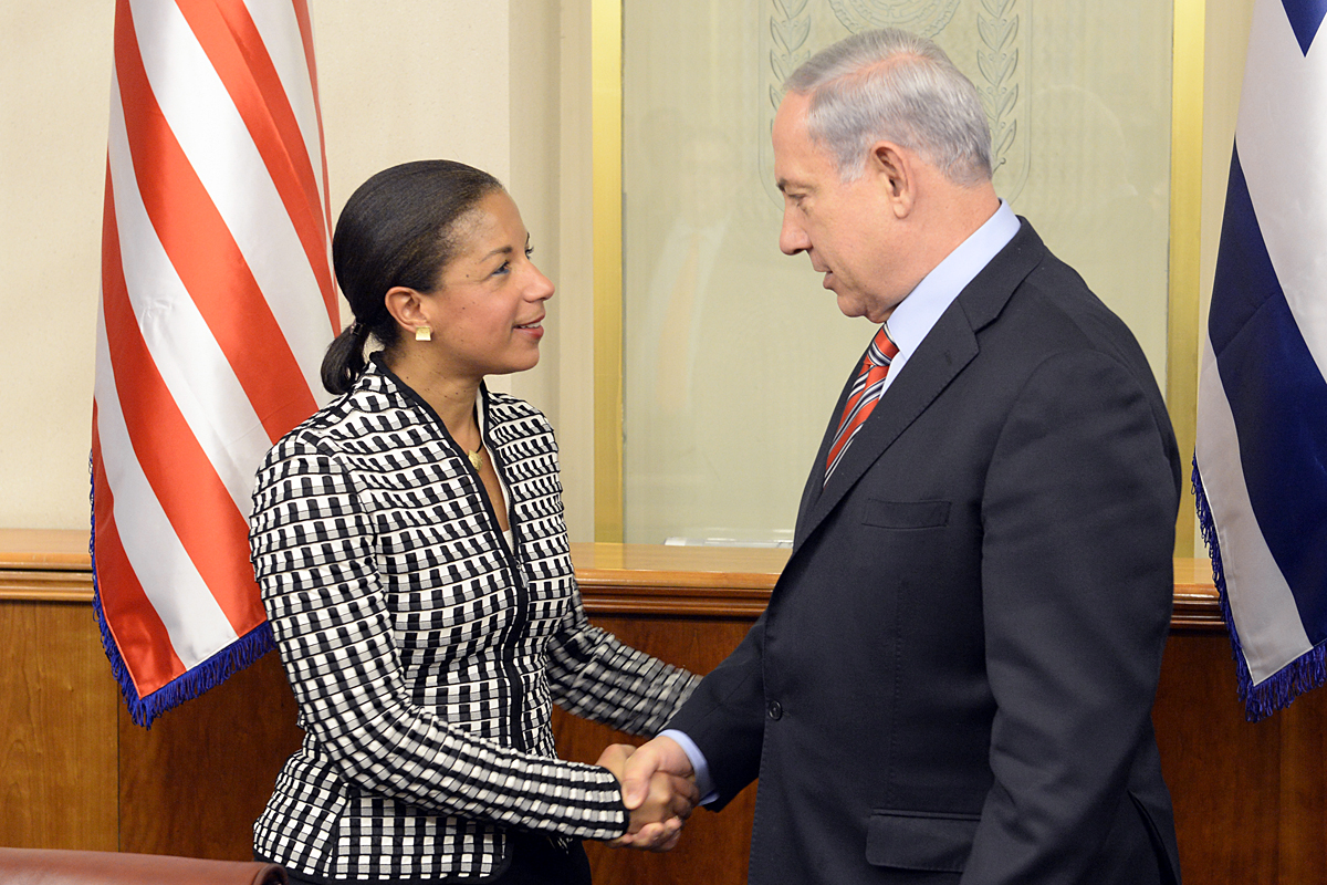 NSC adviser Susan E. Rice visit to Israel