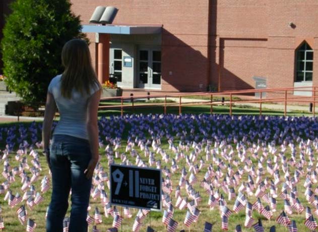 Student Protesters Tear Down 9/11 Memorial Featured