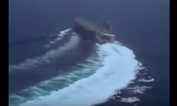 (VIDEO) USS H.S.Truman Drifts In South China Sea Featured