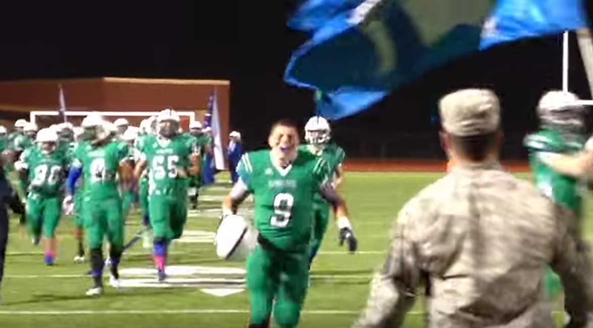 High School Football Player Gets The Surprise Of A Lifetime Featured