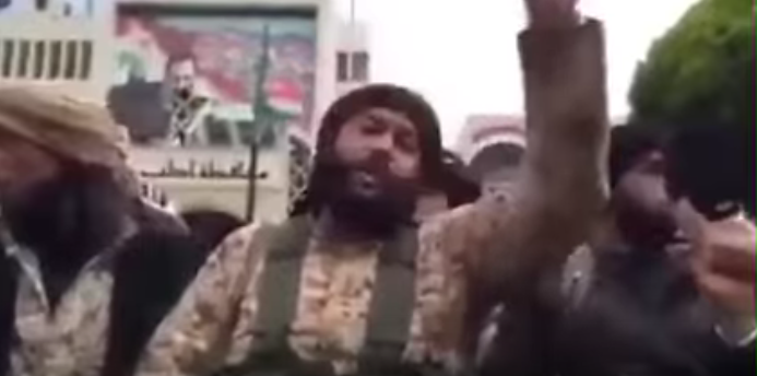 (WATCH) ISIS Terrorist Goes On Rant, Seconds Later Wiped Away Featured