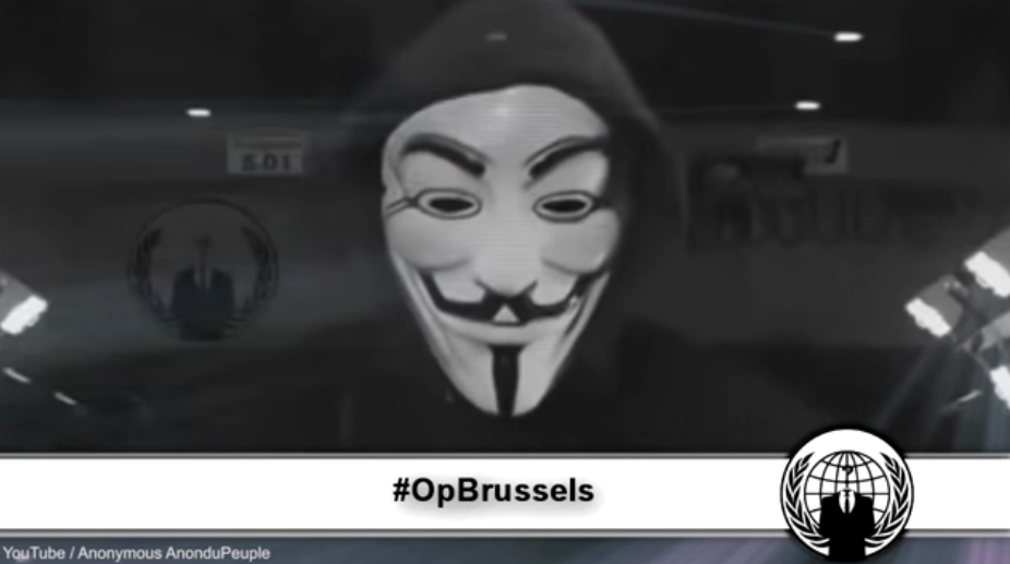 Anonymous Releases Grave Warning To ISIS After Brussels Attack Featured