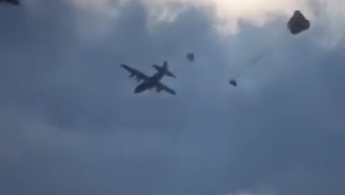 (Video) Botched Airdrop Caught On Tape: Three Humvees Plummet To Utter Destruction Featured