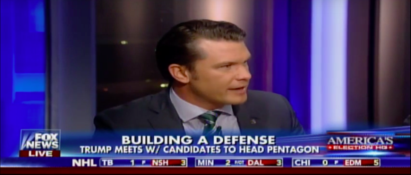 Hegseth: Mattis Would Restore A Warrior Ethos To The Pentagon Featured