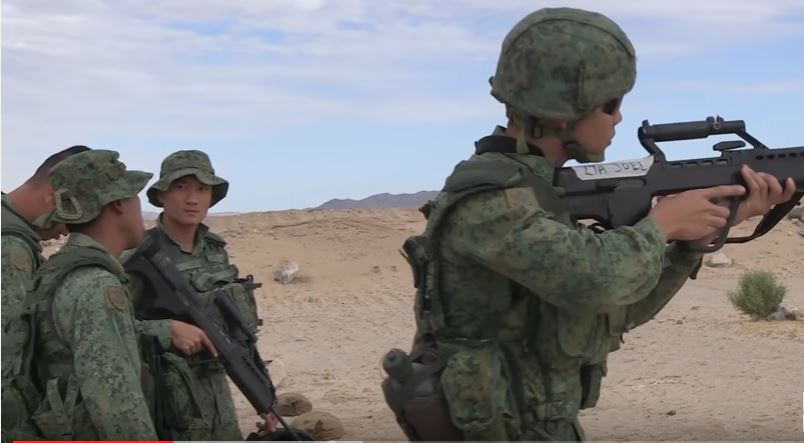 Soldiers From The Singapore Armed Forces Go Down Range During Exercise Valiant Mark 2016 Featured