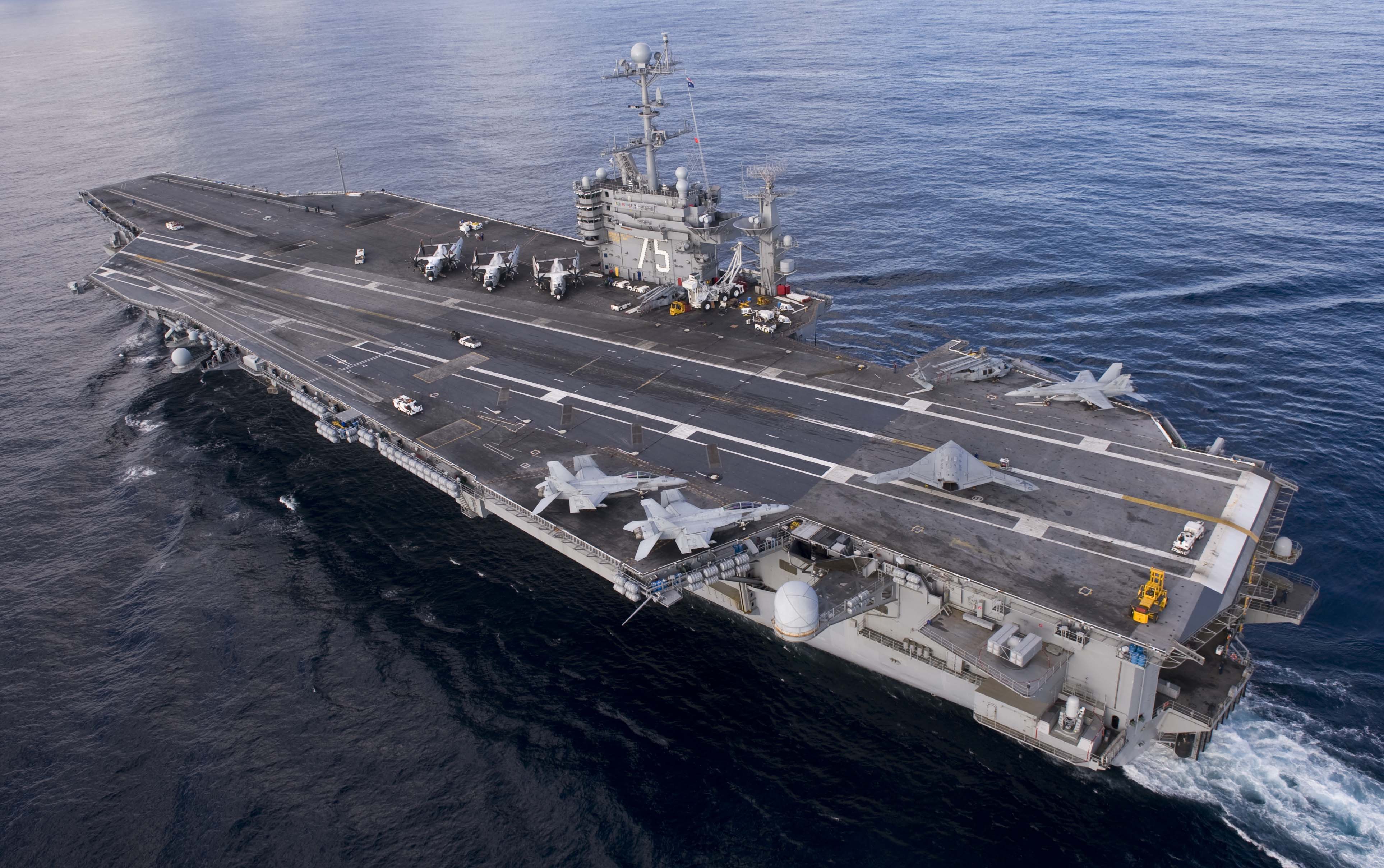 Iranian Rockets Miss U.S. Aircraft Carrier By Mere Yards Last Week In “Provocative” Act Featured