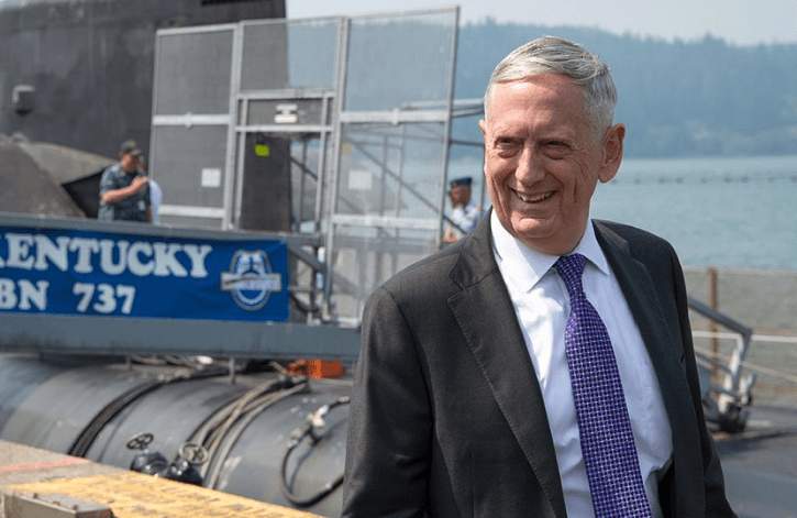 Defense Secretary Mattis tells sailors ‘you’re not some pu–y sitting on the sidelines’ Featured