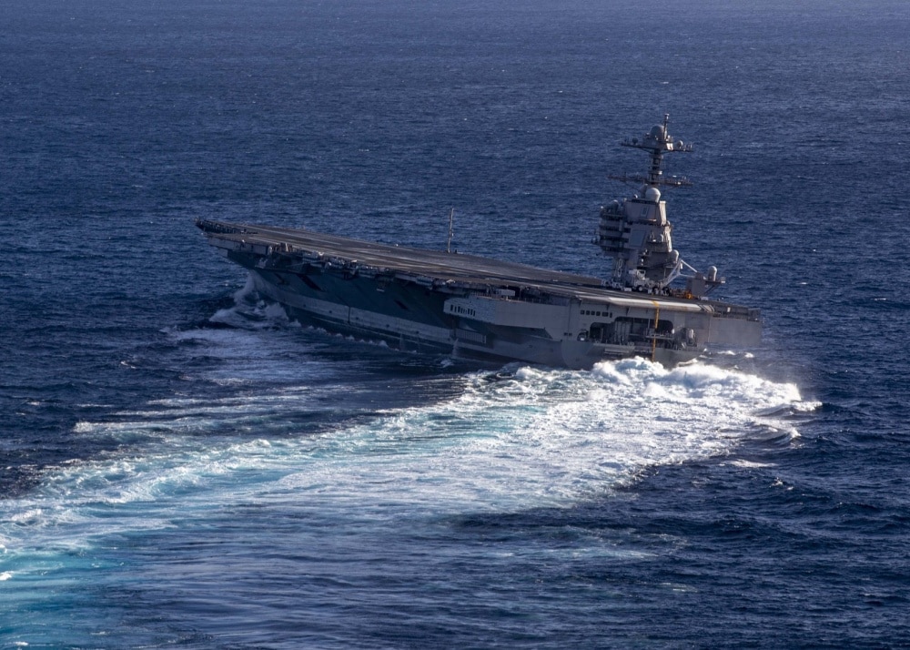 VIDEOS: Aircraft carrier USS Gerald R. Ford passes sea trials ...