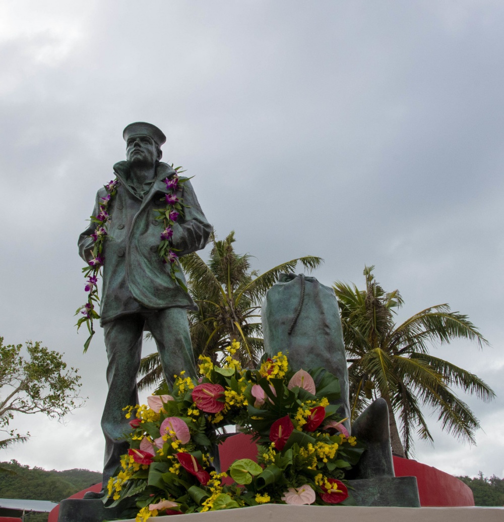 PHOTOS Navy's newest Lone Sailor statue now stands watch on Guam