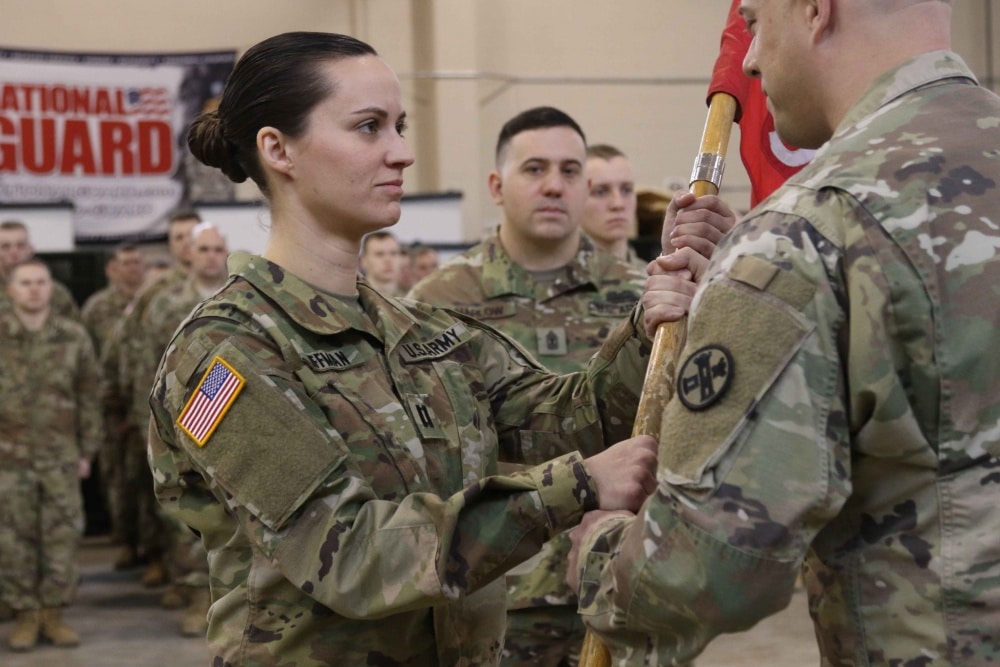 945th Engineer Company introduces first female commander - American ...