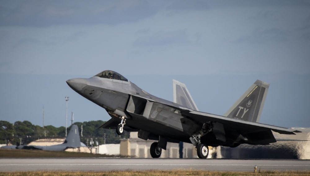 F22 fighter jet crashes near Florida’s Eglin Air Force Base American