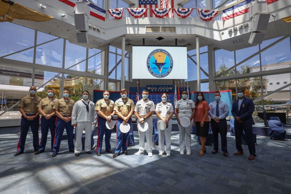 Navy awards ceremony honors military, civilians involved in Dec. 6 NAS