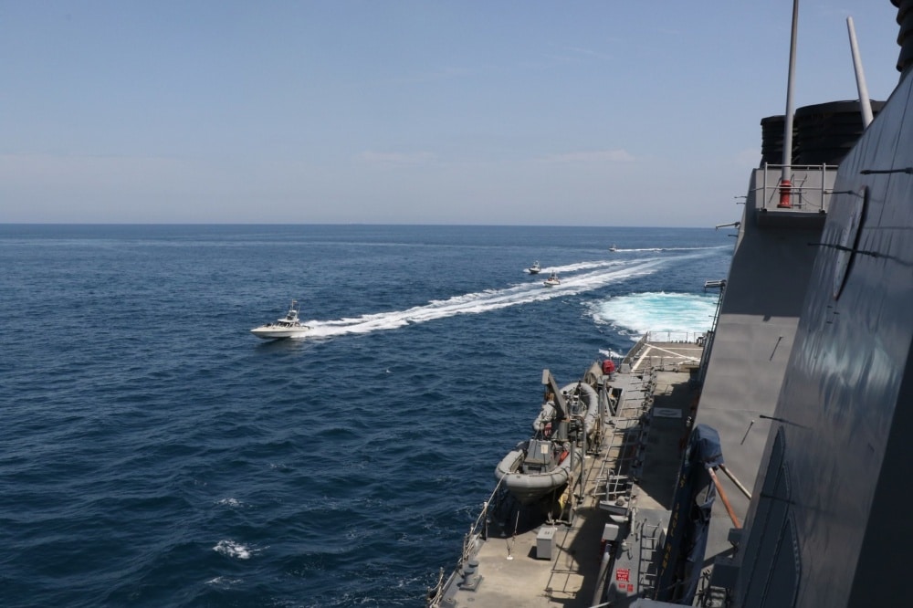11 Iranian ships almost collide with, harass 6 US warships in international waters