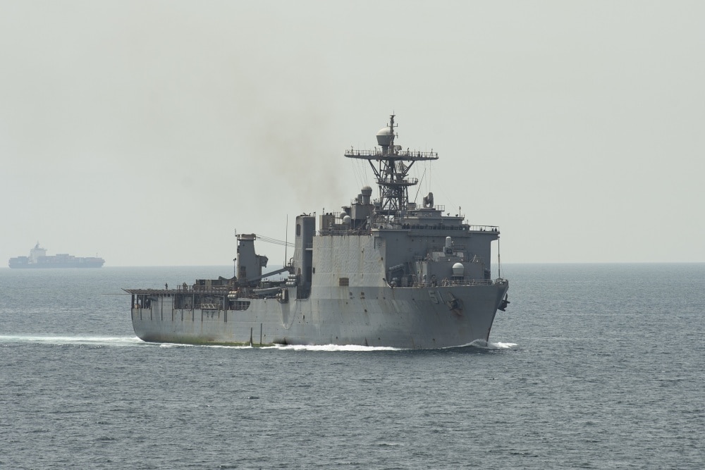 First ship from the Bataan Amphibious Ready Group returns from