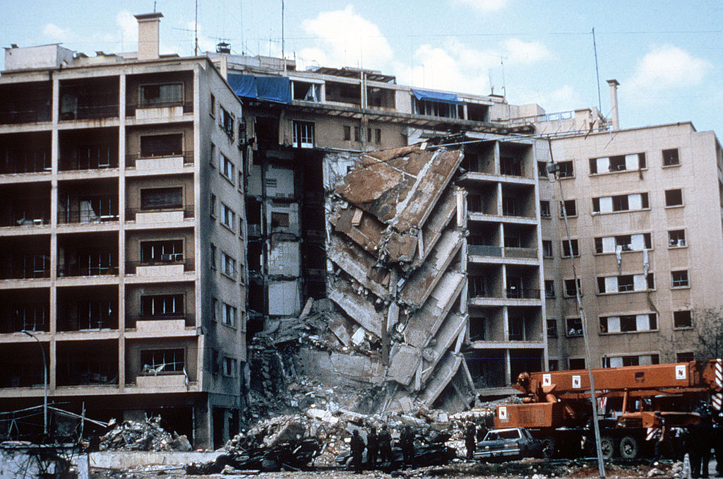 Youth Part Of Efforts To Remember Beirut Bombing American Military News   1024px BombenanschlagUS BotschaftBeirut 