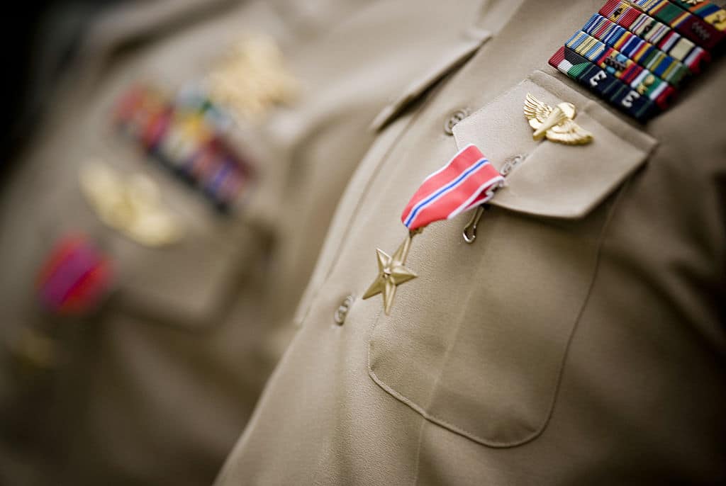 A former Washington resident received a Silver Star for bravery. This