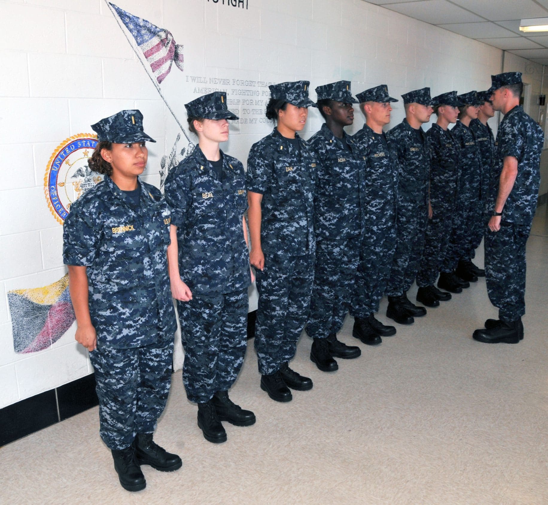 US Navy Working Uniform Blouse NWU I Blue Camo Shirt | Army Navy Warehouse
