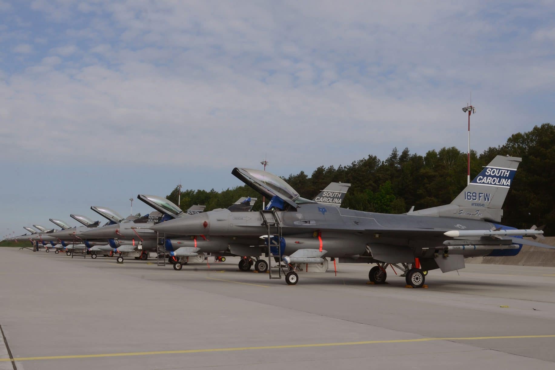 SC Air National Guard jet fighters on call to protect Super Bowl ...