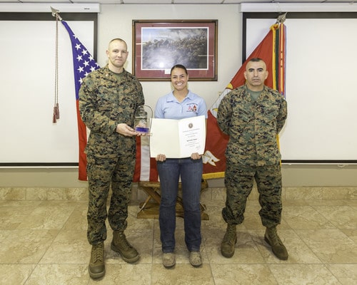 Marine with Mounted Color Guard tagged as NCO of the Year | American