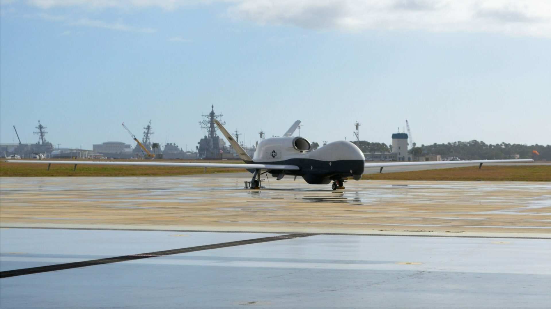 MQ-4C Triton drone arrives at Mayport, 1 of 4 at new Navy squadron in Jacksonville
