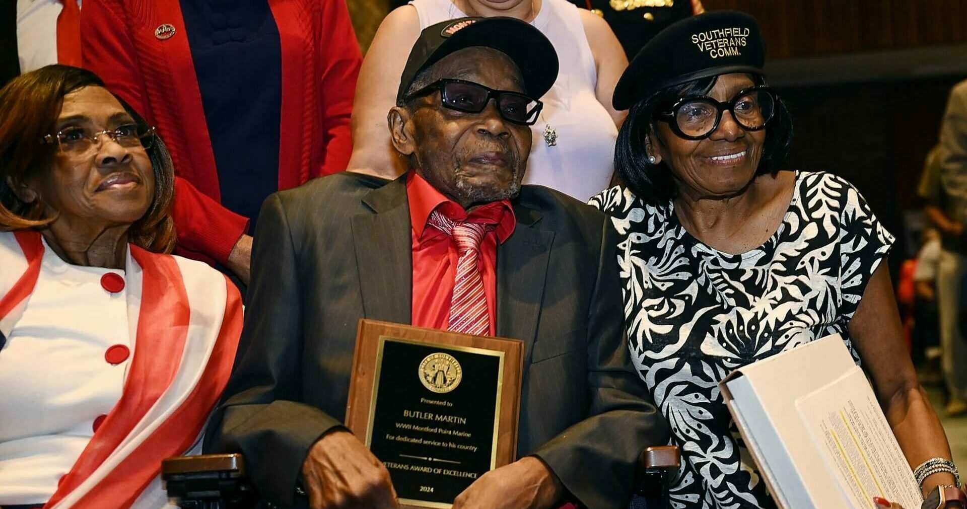 Butler Martin, 101, was one of the nation's first Black Marines