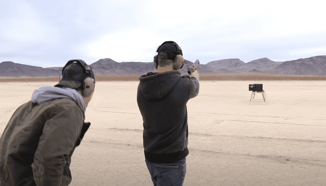 Video How many gun safes can a .50 caliber shoot through? American