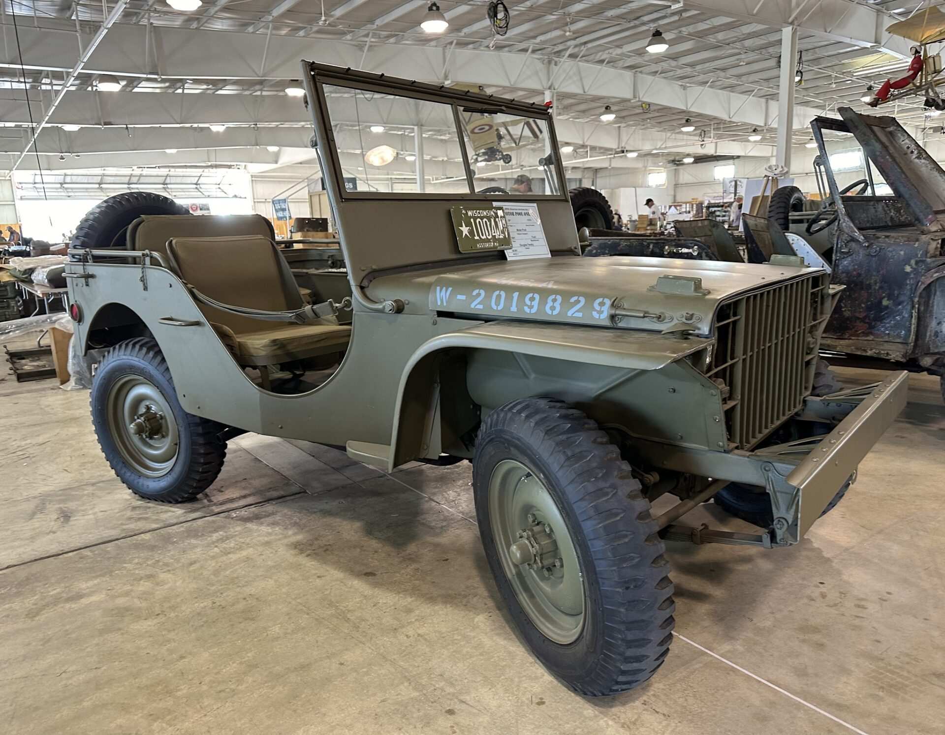 Antique military convoy hitting the streets of St. Joseph