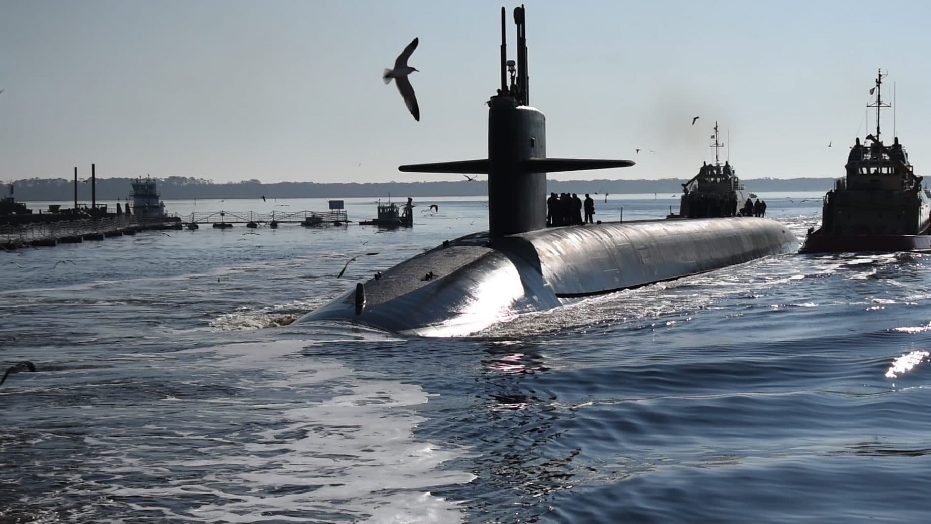 russian submarine off east coast 2022