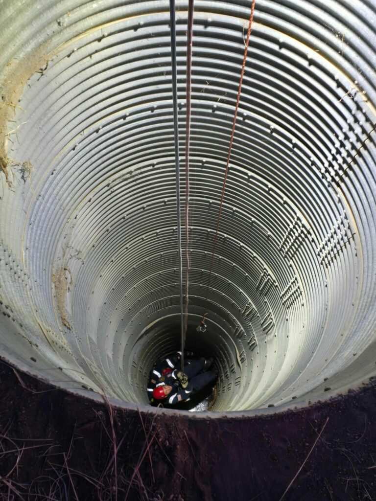 Juvenile plunges 50 feet down decommissioned missile silo in Colorado. See the rescue