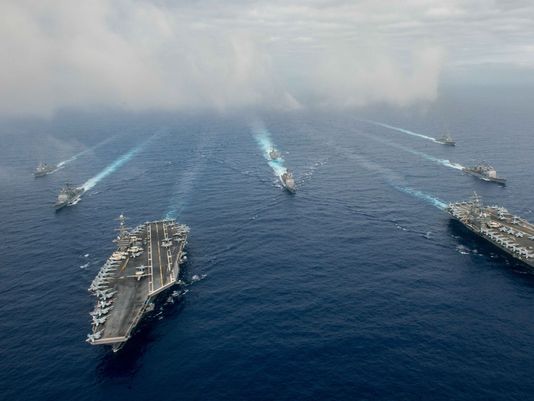 Two U.S. Aircraft Carriers Near South China Sea Prompts “Harsh Criticism” From Chinese Newspapers Featured