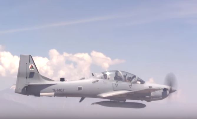 Watch An A-29 Super Tucano Aircraft Drop A Bomb In Afghanistan During Training Featured