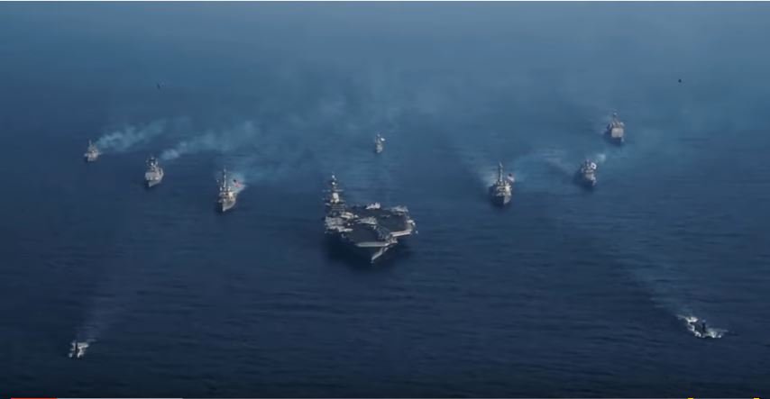 (VIDEO) U.S. Military Sends Strong Message To North Korea With Carrier Strike Group Operations Featured