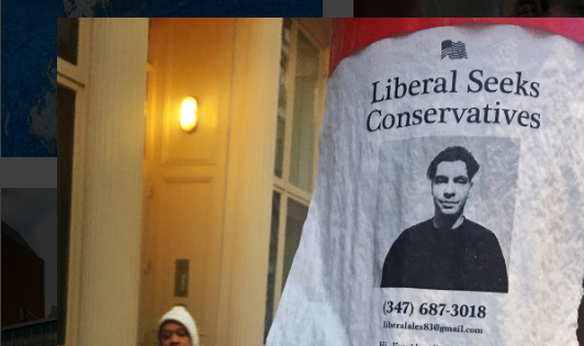 Liberal NYC Man Posts Fliers Looking For Conservative Perspective Featured