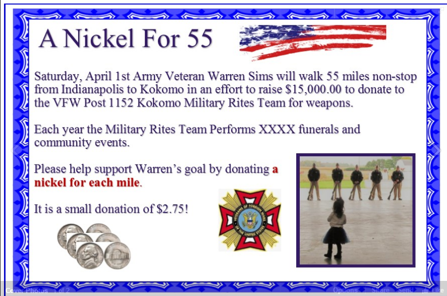 Army Veteran Walks 55 Miles Non-Stop To Raise Money For Local VFW Featured