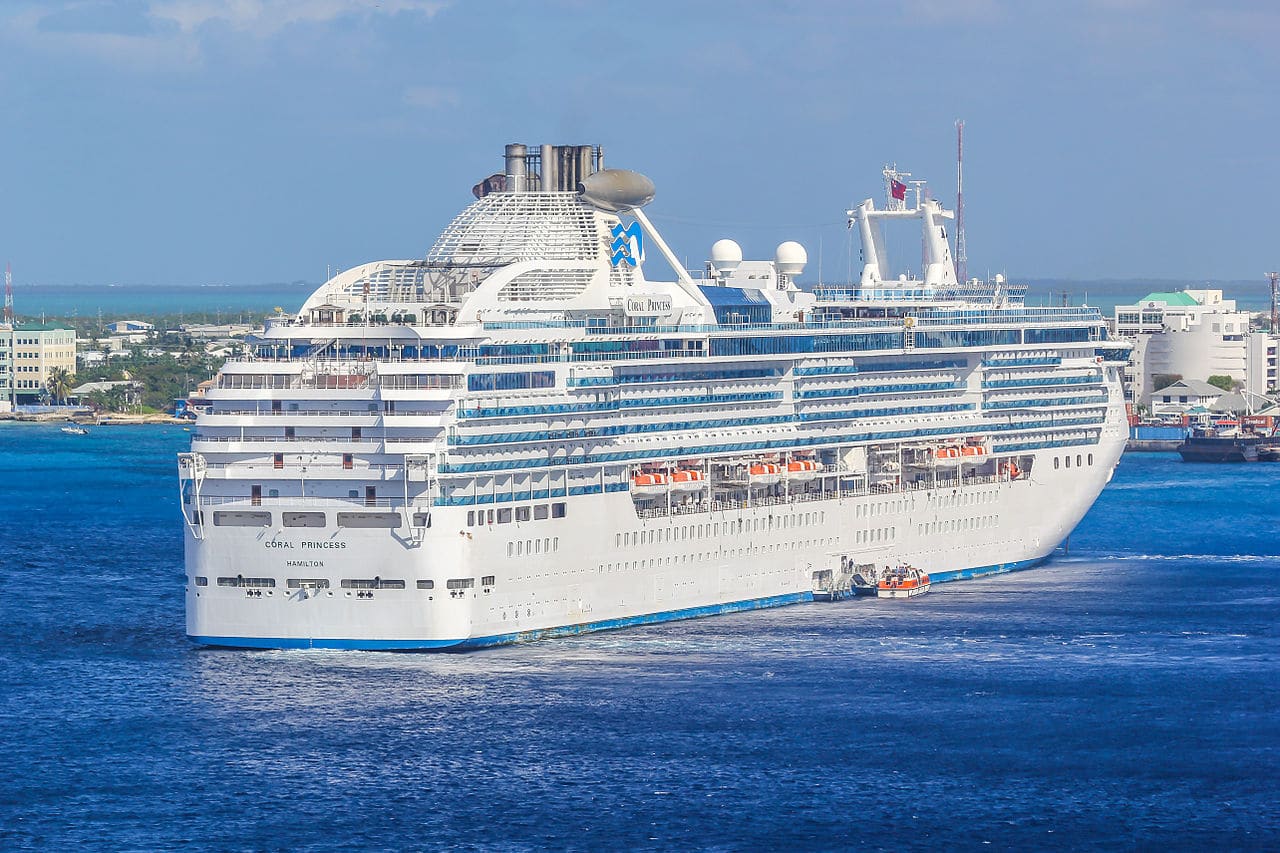 Coral Princess cruise ship with at least a dozen coronavirus cases