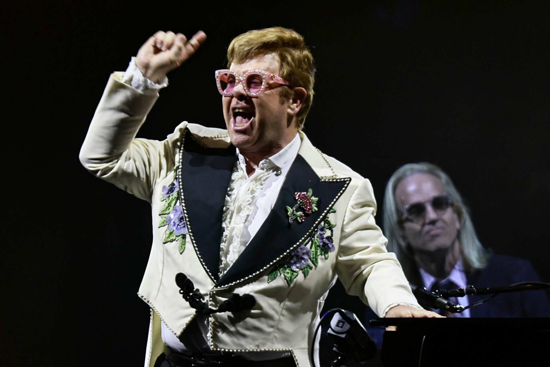 Elton John says a 'severe eye infection' has left him with 'limited vision' in one eye