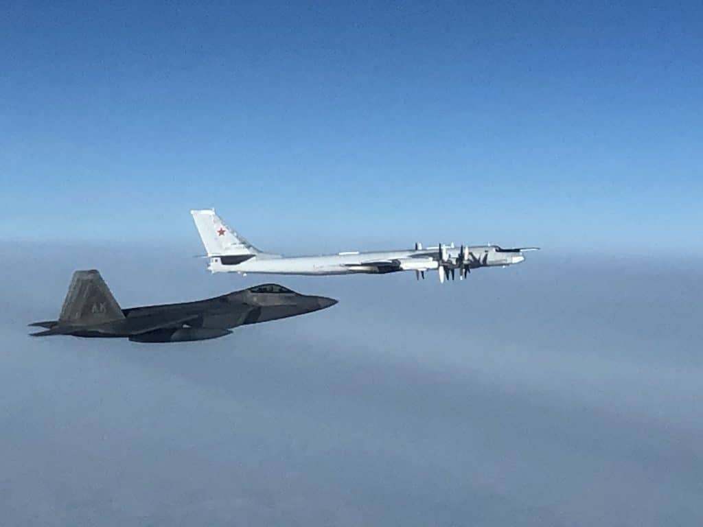 Video: US Fighter Jets Intercept 4 Russian Warplanes Off Alaskan Coast