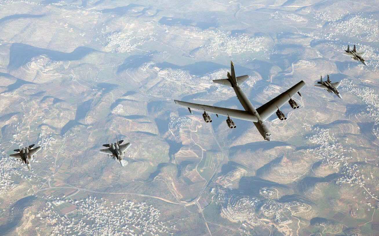 PICS: 2 US B-52 Bombers Fly Over Middle East To Deter Iran After Rocket ...