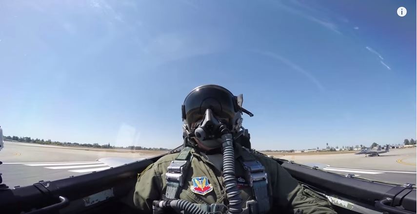 Incredible Cockpit View Of An F-15 Launch & Maneuvers Featured