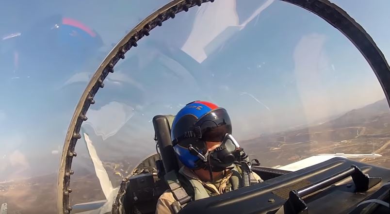 (VIDEO) Pilot Cockpit Camera Inside USMC F/A-18 Fighter Jets Featured