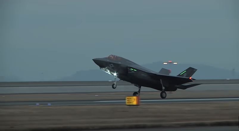 U.S. Marine Corps F-35B Lightning II Joint Strike Fighters Arrive At Iwakuni Air Station In Japan Featured