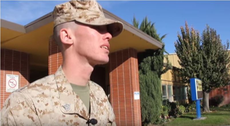 (VIDEO) Man Caught On Camera Lying About His Service In The Marines Featured