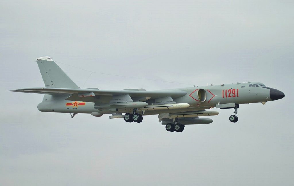 Chinese bombers flying 'attack drills' over South China Sea